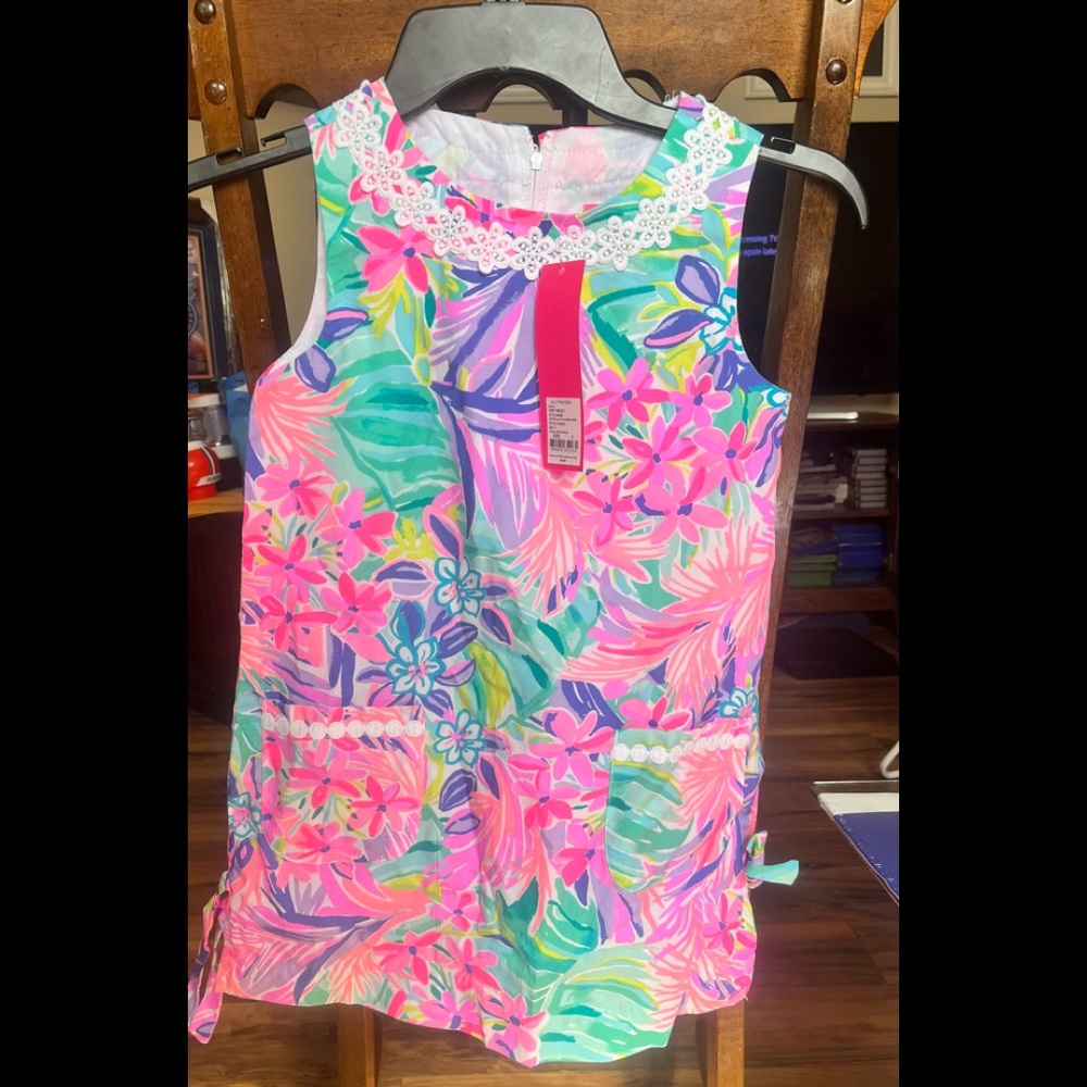 Lilly Pulitzer YOUTH size 7 shift - it was all a dream